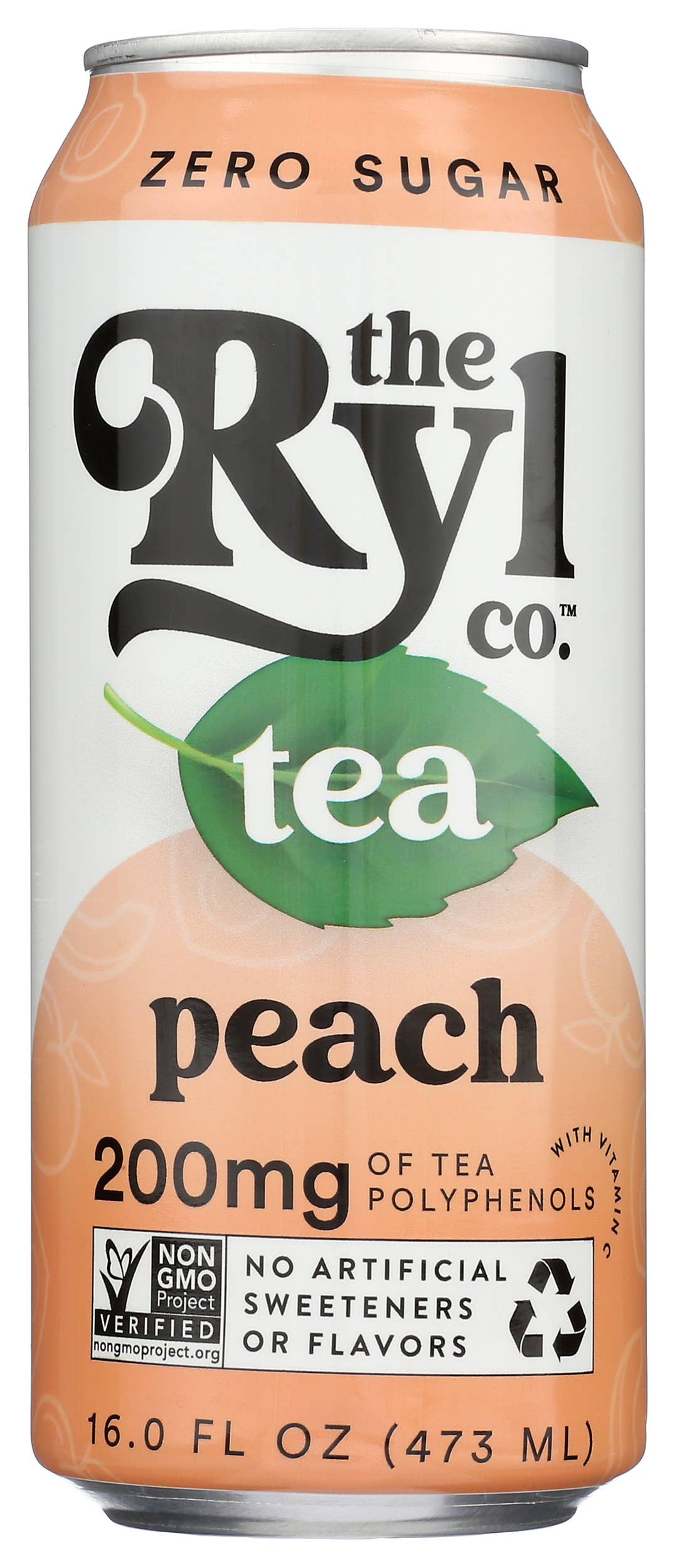 KeHE Distributors, LLC - Wholesale Iced Tea - The Ryl Co Peach Iced Tea, 16 fl oz0