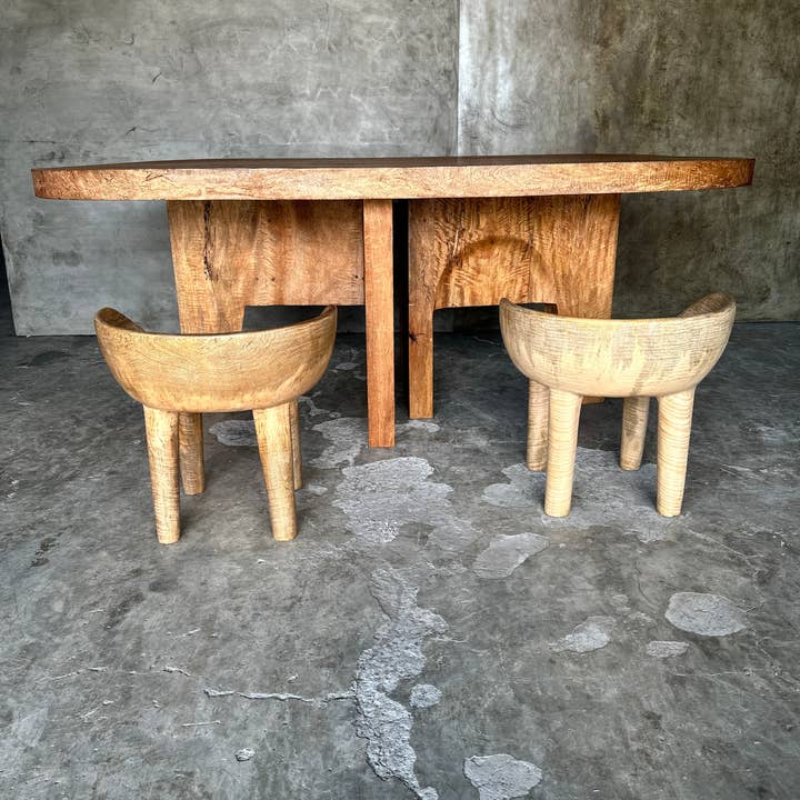 Office Objets - Wholesale Coffee Table - Massive mango wood table 2m10x1m33