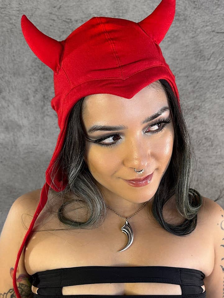 Vijf en Diamant Duivel Helm - katoen voor wholesale door Five and Diamond