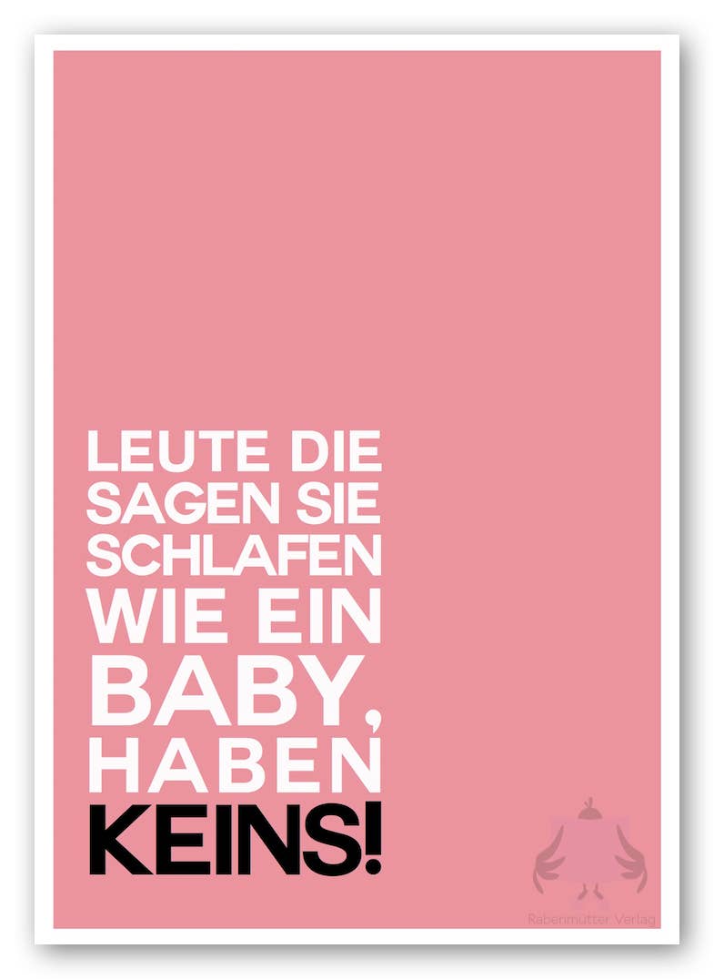 Rabenmütter Verlag UG - Wholesale Postcard - postcard “baby”1