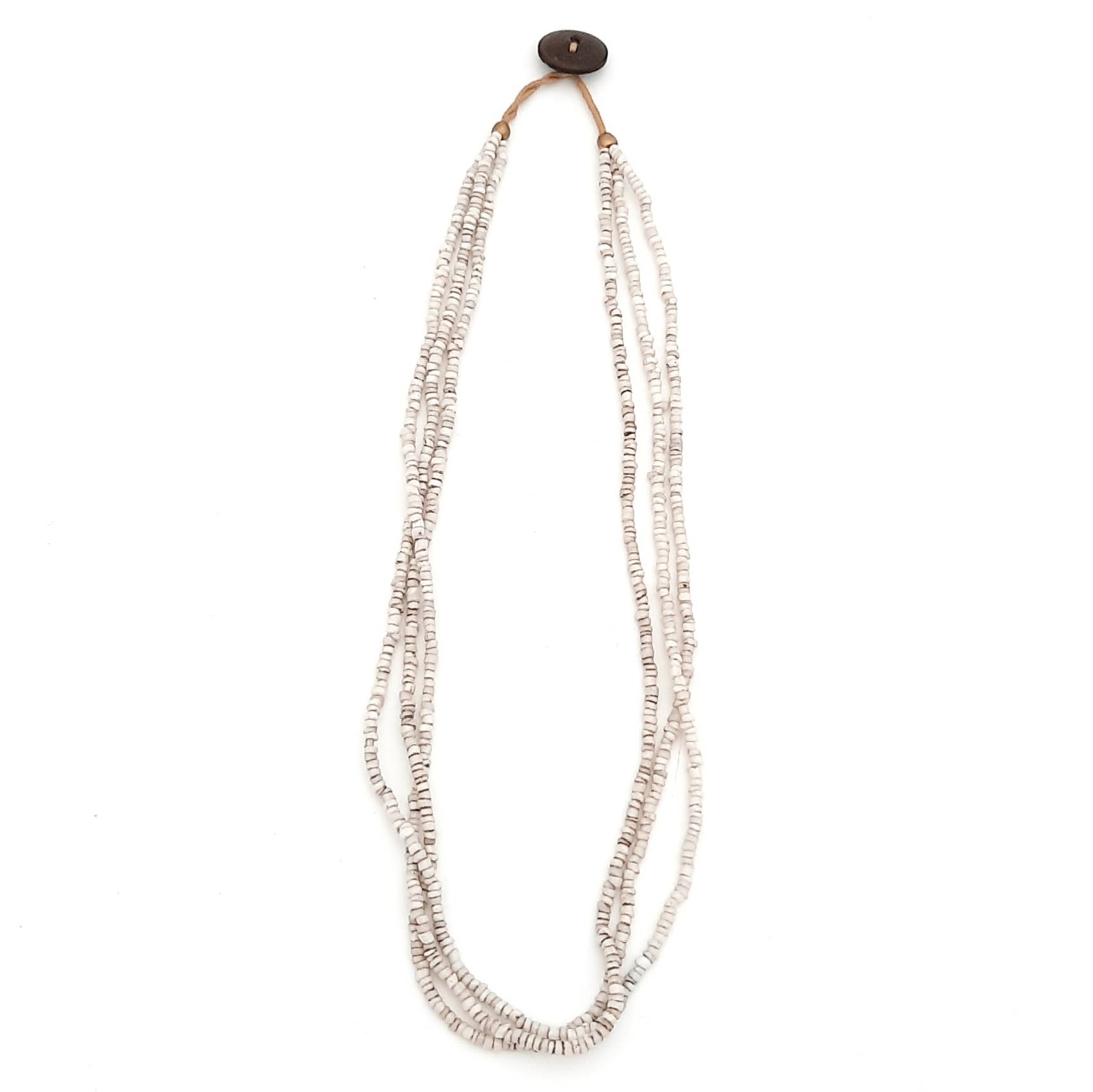 Koperberg - Vendita all'ingrosso Collane di perline/perle - Collana artigianale Bonda con perline di vetro riciclate0