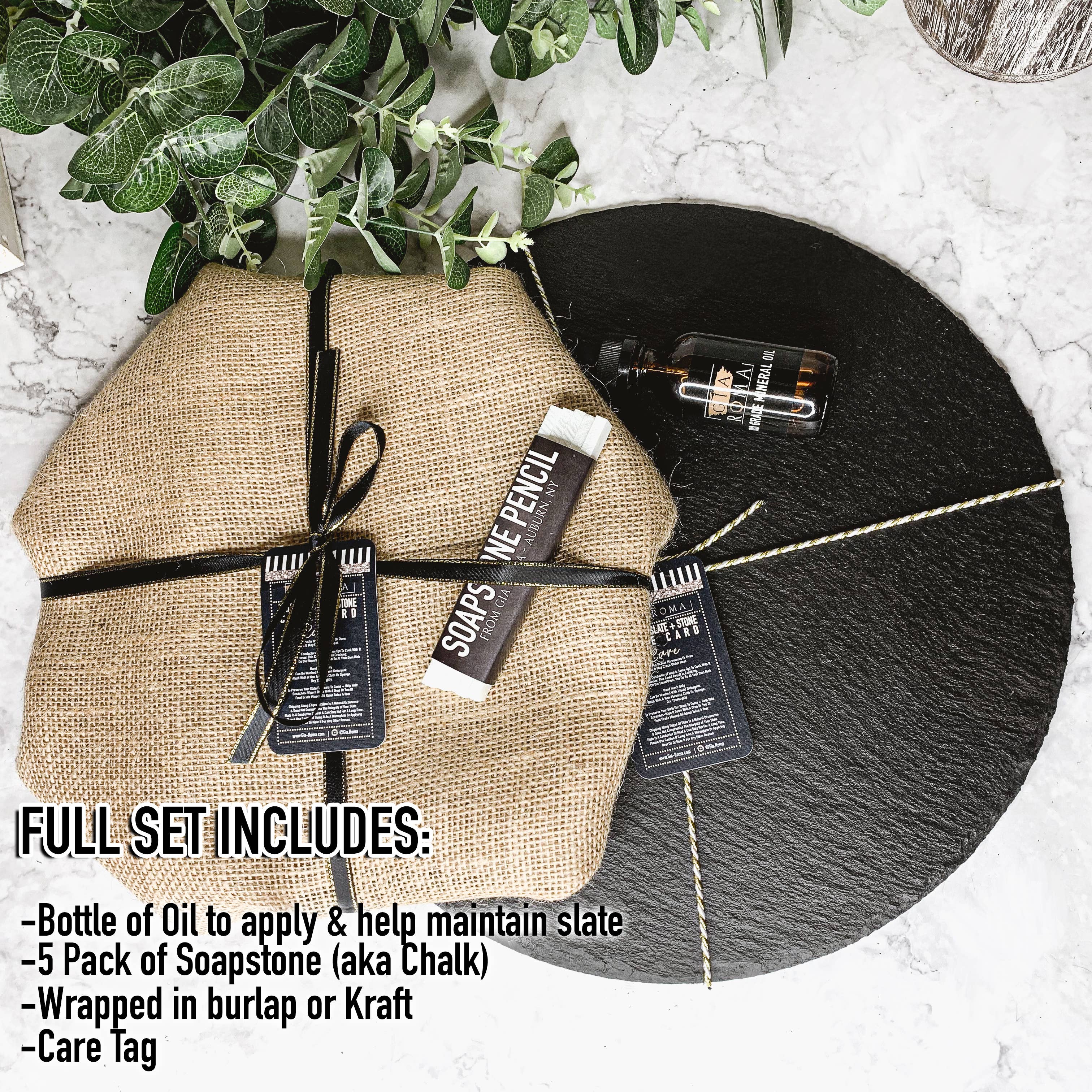 Gia Roma – wholesale Serving tray – Slate Tiered Trays with Handle, Natural Stoneware Handmade6