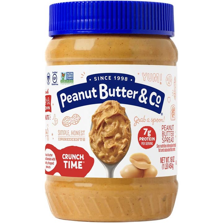 Peanut Butter & Co. - Wholesale Nut Butter - 16 oz Peanut Butter & Co. Crunch Time