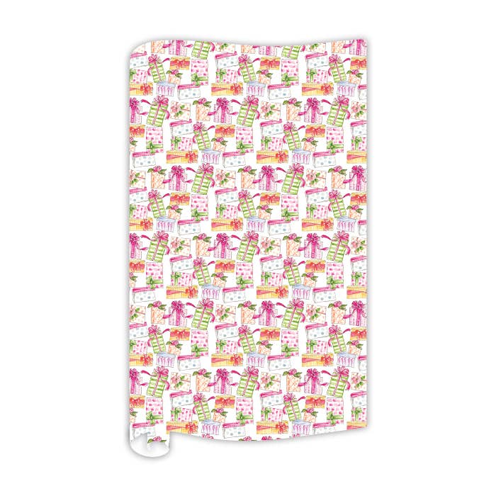 Handpainted Pretty Packages Wrapping Paper for wholesale by RosanneBeck Collections