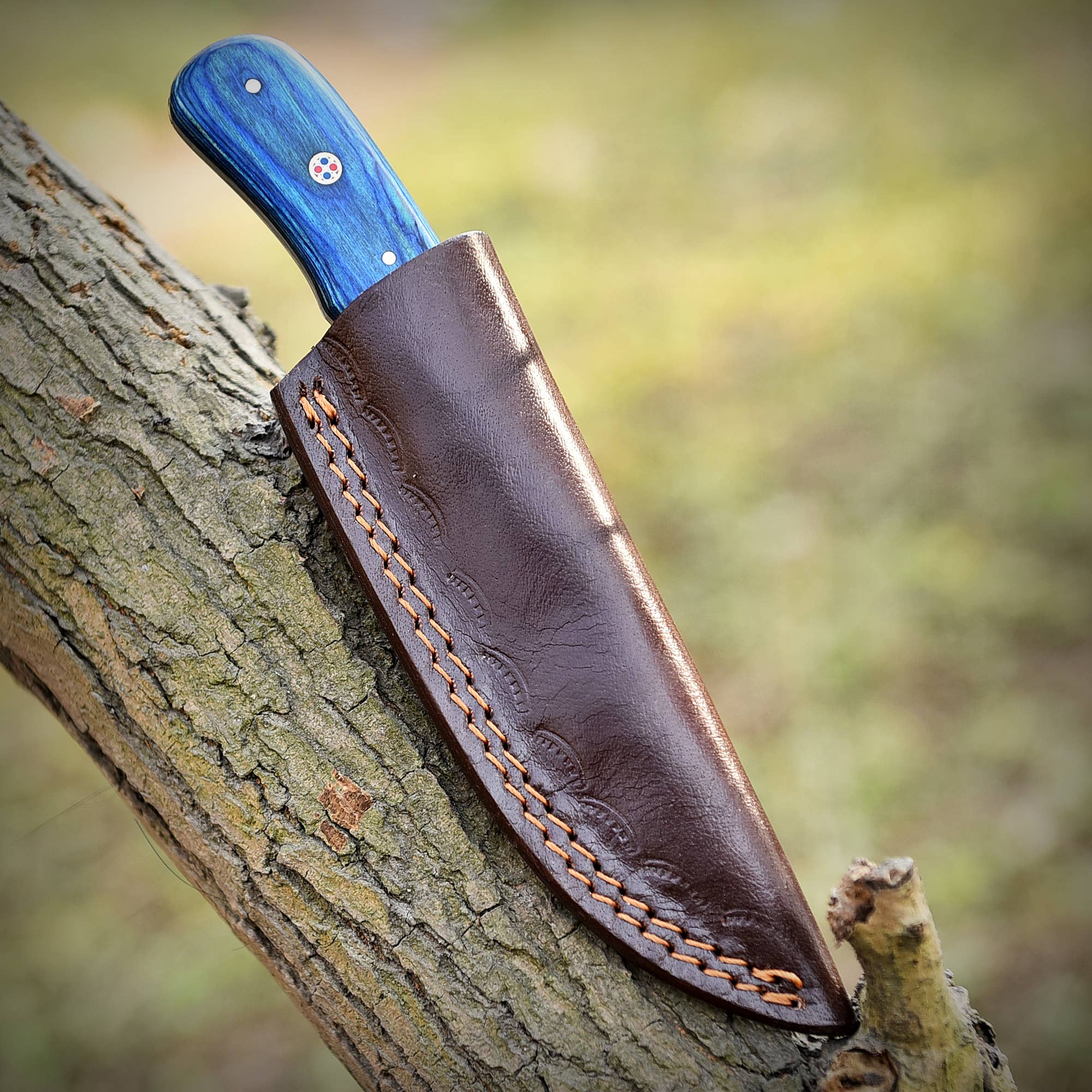 Deer Edge - Wholesale Pocket Knife/Holder - Damascus Steel Skinner knife for men - Outdoor Use1
