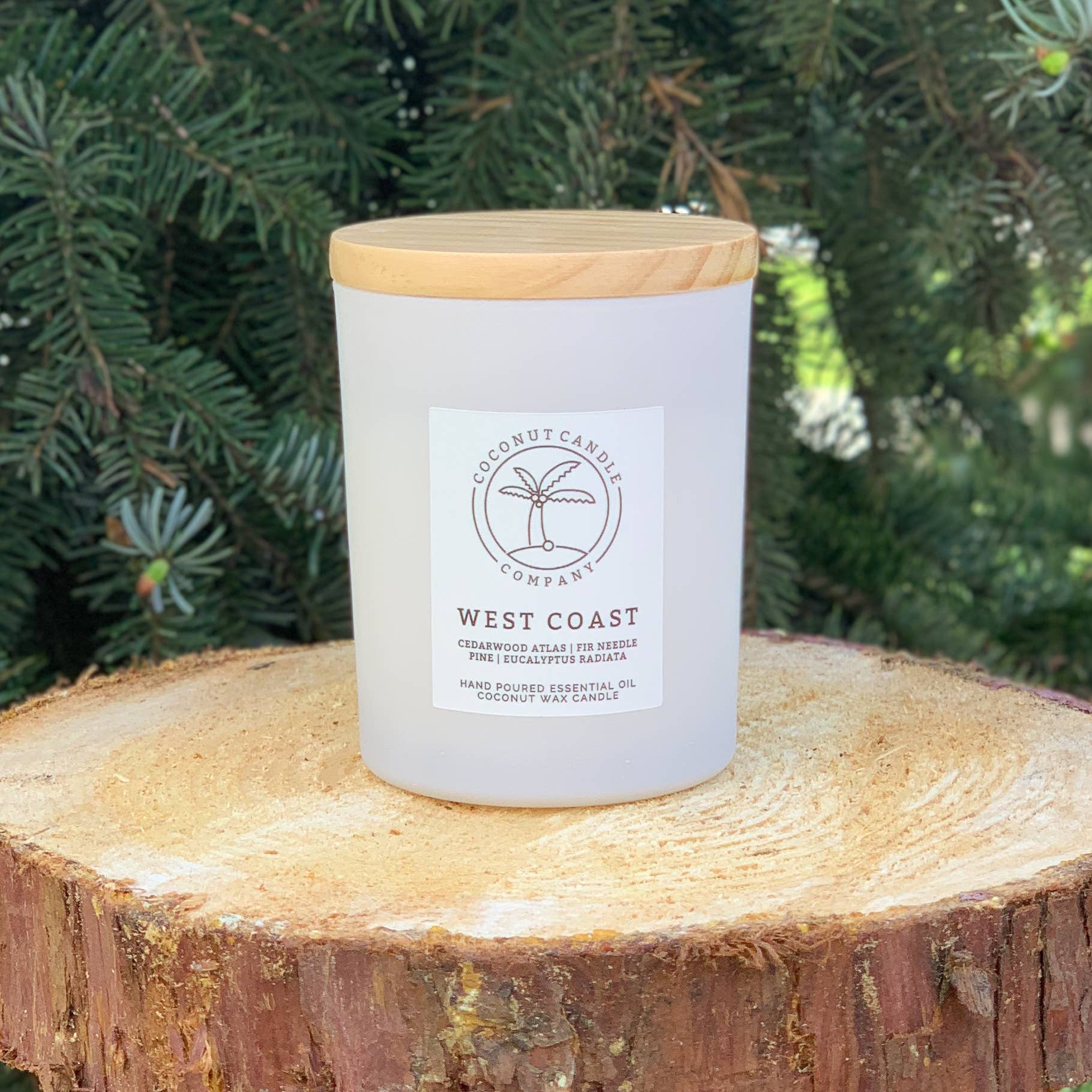 Coconut Candle Company - Wholesale Jar/Filled Candle - West Coast Essential Oil Filled Candle Jar1