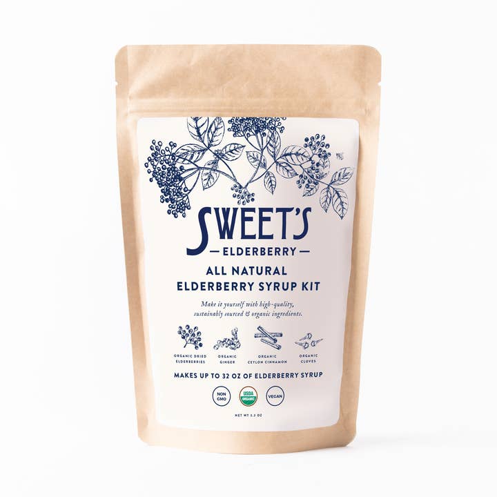 Elderberry Syrup DIY Kit for wholesale by Sweet's Elderberry