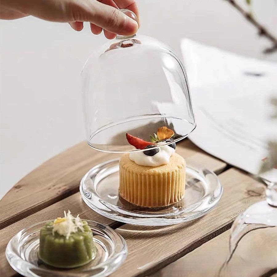 Vagabond Vintage - Wholesale Decorative Tabletop Object - Glass Dome Display Cloche with Base5