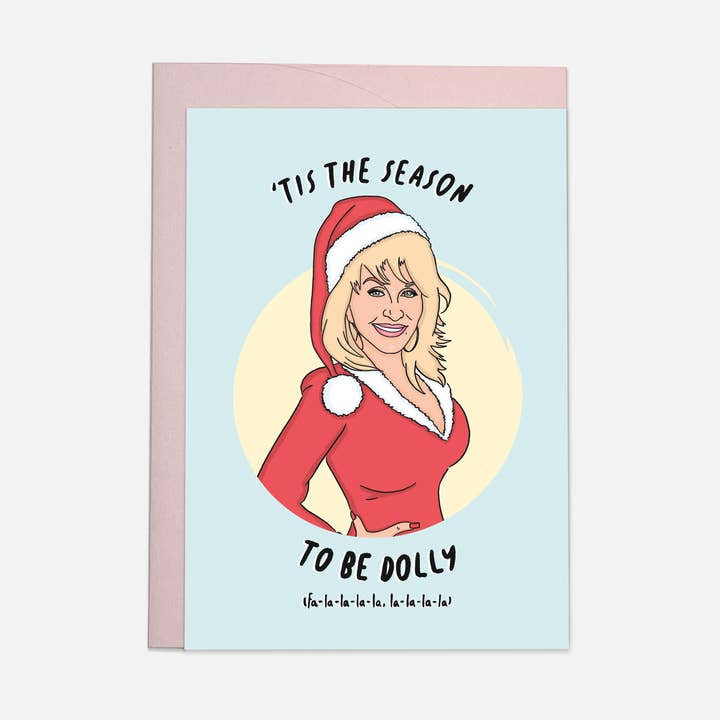 Dolly Season greeting card for wholesale by Kaart Blanche