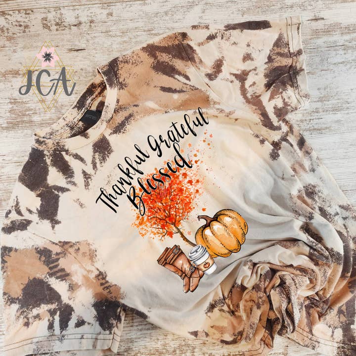 Tankeväckande tacksam välsignad skjorta, höst kohudskjorta för wholesale av Jocelyn's Comfy Apparel