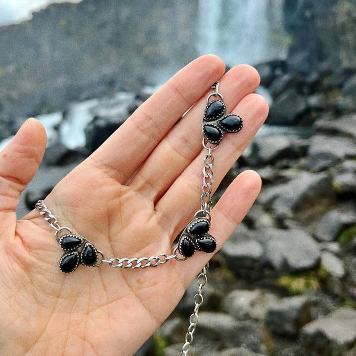 Laura Mar Jewelry - Wholesale Pendant/Charm Necklace - waterfall gemstone necklace1