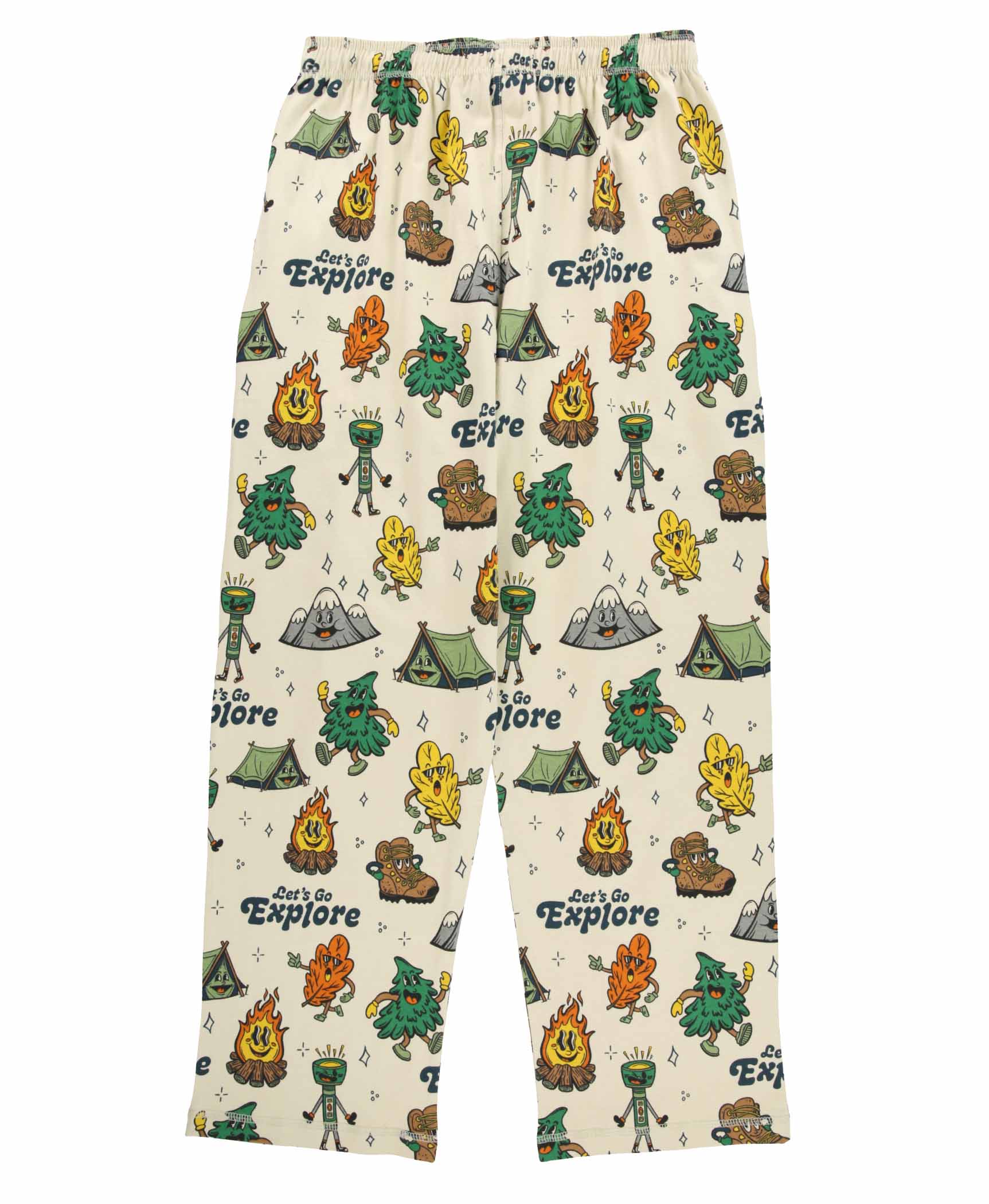 Lazy One - Wholesale Sleepwear Bottom - Men's - Vintage Camping Men's PJ Pants1