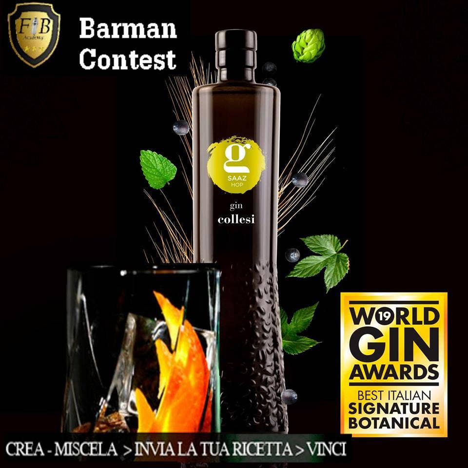 COLLESI TRADE SRL - Wholesale Gin - GIN SAAZ COLLESI 700ml 42.8%1