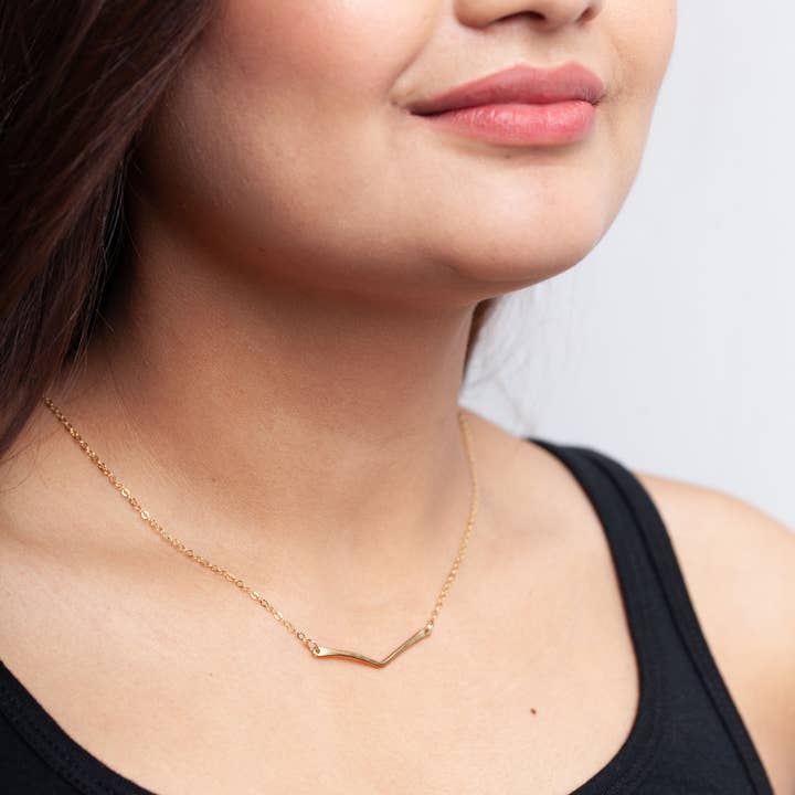 Forai - Wholesale Pendant/Charm Necklace - Esther Necklace in 14k Gold Filled/Brass1