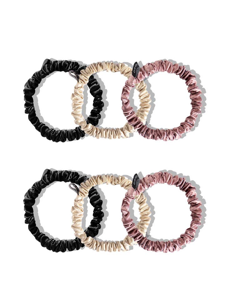 Conjunto de coleteros finos en Rosa Damascena, Jade Negro y Oro Polvoriento para venta al por mayor de DROWSY UK