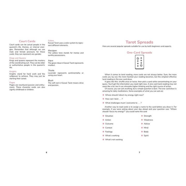 Hachette Book Group - Wholesale Tarot Cards - Kawaii Tarot Deck: A 78-Card Deck of Magic and Cute6