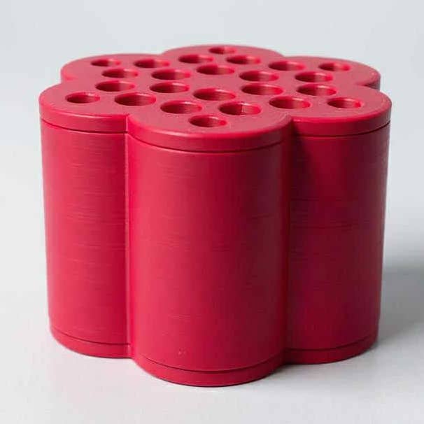 Loops And Layers - Wholesale Knitting/Crochet Supplies - 3D Printed Crochet Hook Holder | Cute Craft Table Storage0