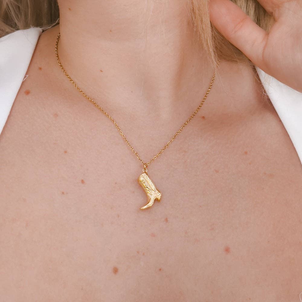 Pretty Simple – wholesale Pendant/charm necklace – Country Girl Pendant Chain Necklace - WATERPROOF Wholesale1