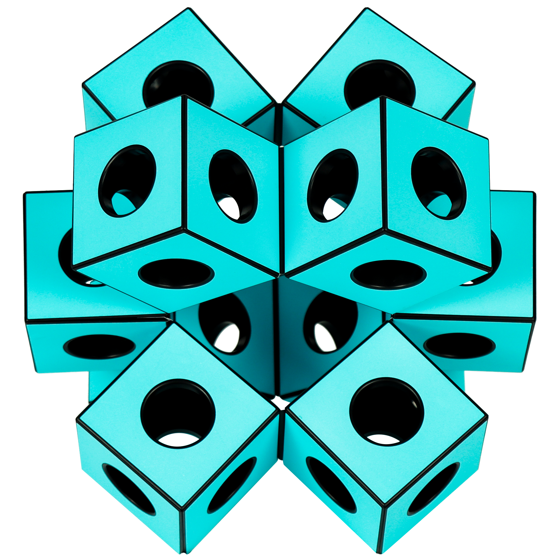 Fun In Motion Toys - Wholesale Building Set - Kids - TECTI - Kinetic Building System - Cubes with Tectonic Moves3