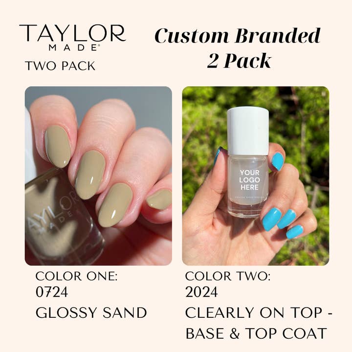 Taylor Made Polish - Vendita all'ingrosso Smalto per unghie - Smalto per unghie personalizzato: confezione da 2 a lunga tenuta + vegano + non tossico117
