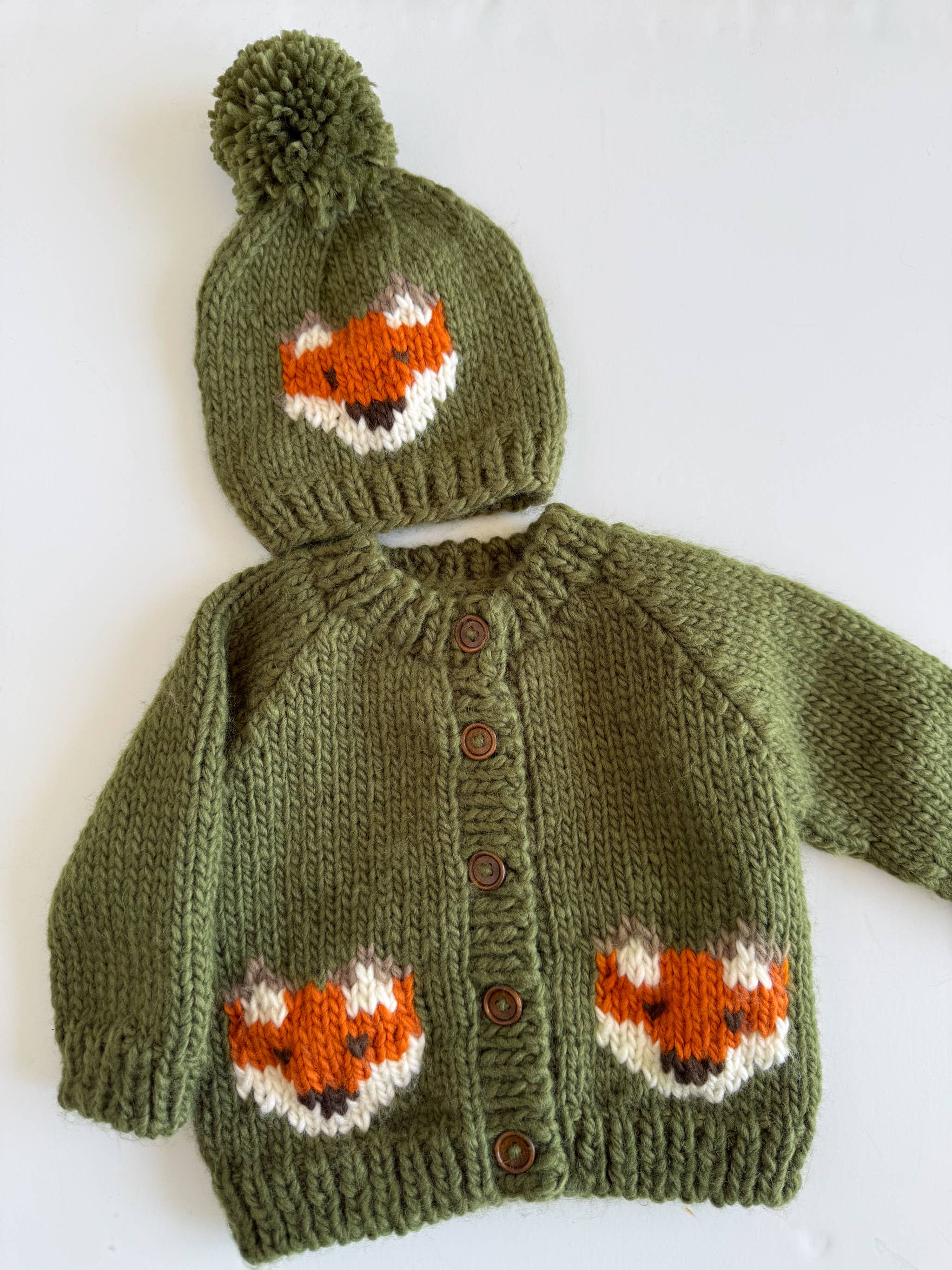 Figgy Friends - Wholesale Cardigan - Baby - Fox Cardigan Baby Kid Fall Sweater Halloween Autumn Toddler2