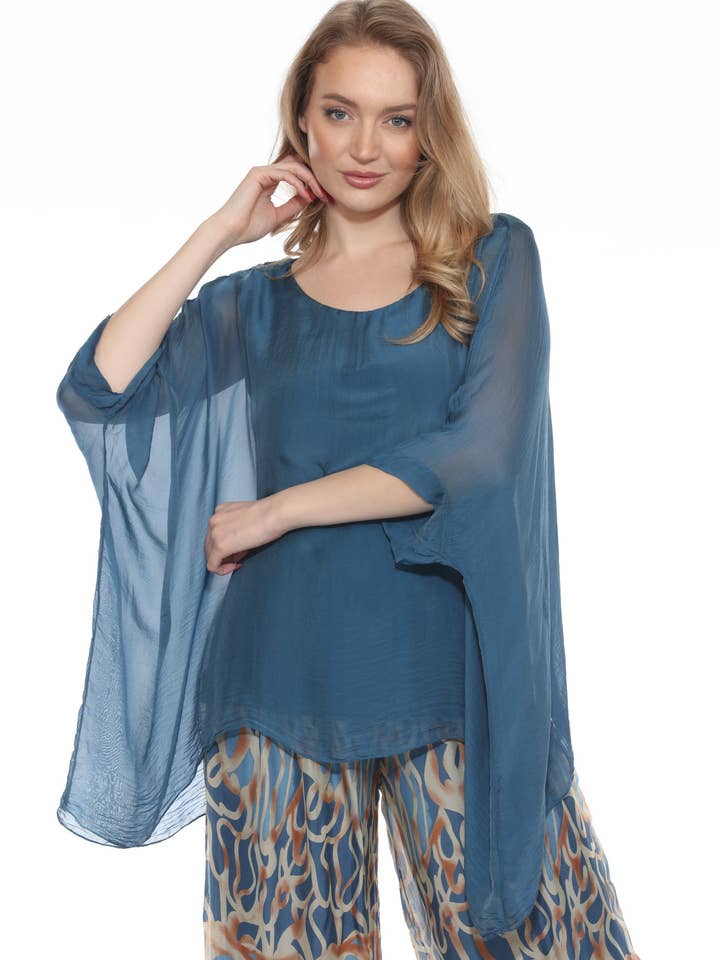 Solid Silk Tops for wholesale by Marisima by Urban Mangoz