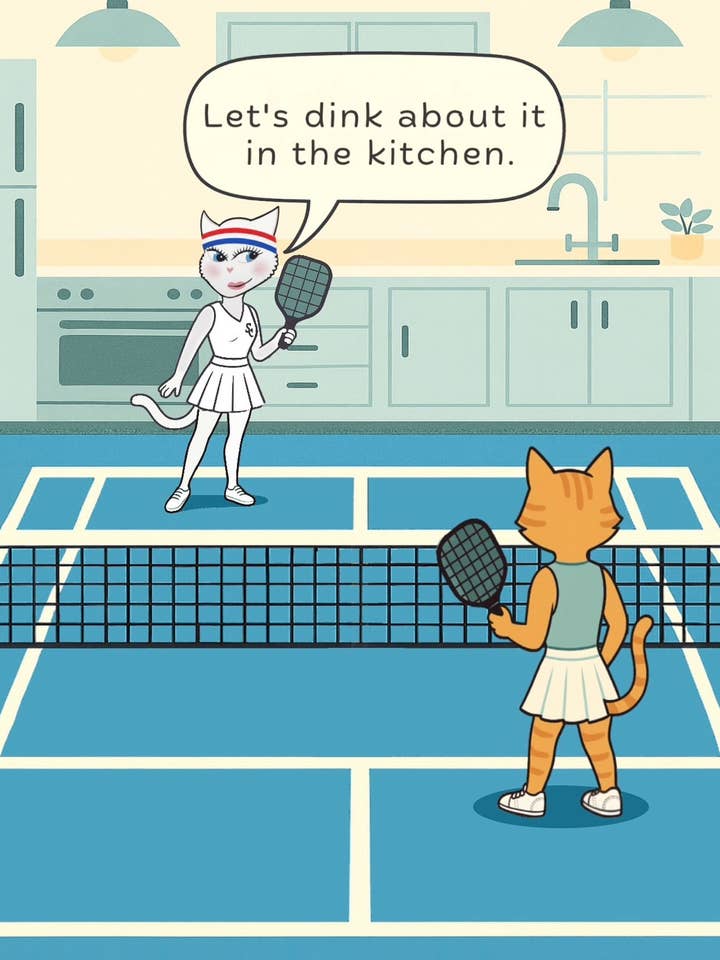 Pickleball by Slinky cat for wholesale by Partner Appreciation