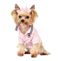 Barker's Bowtique - Vente Col de chemise – chien - Hip Doggie - Polo rose clair Max's Closet1