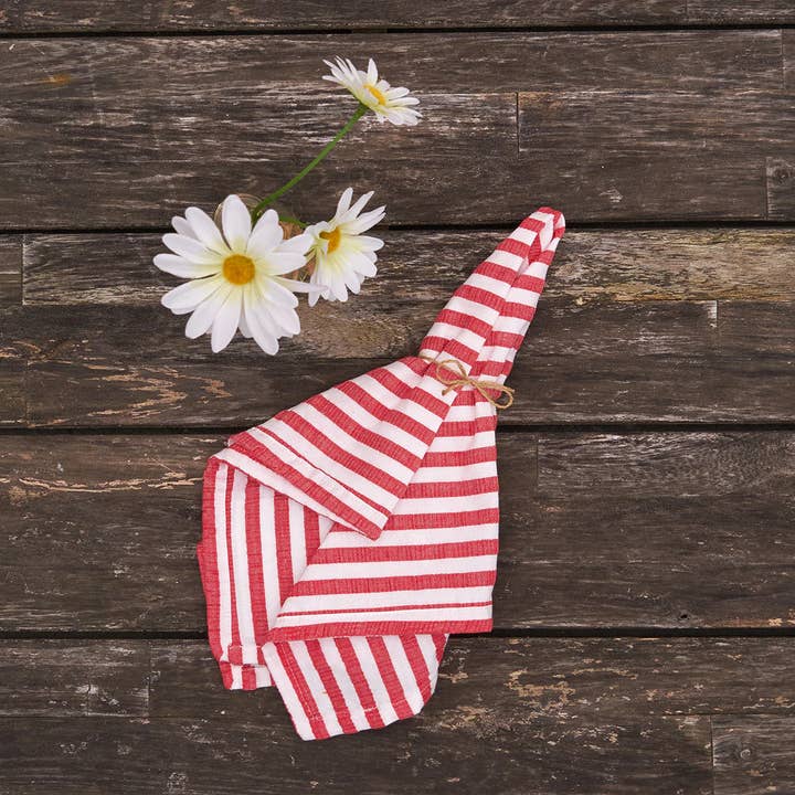 Seersucker Striped Napkin for wholesale by C&F Home