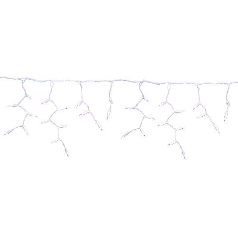 Everyday Supply Co - Wholesale String Lights - Platinum LED Icicle Lights, Pure White, 100ct, 9.5ft0