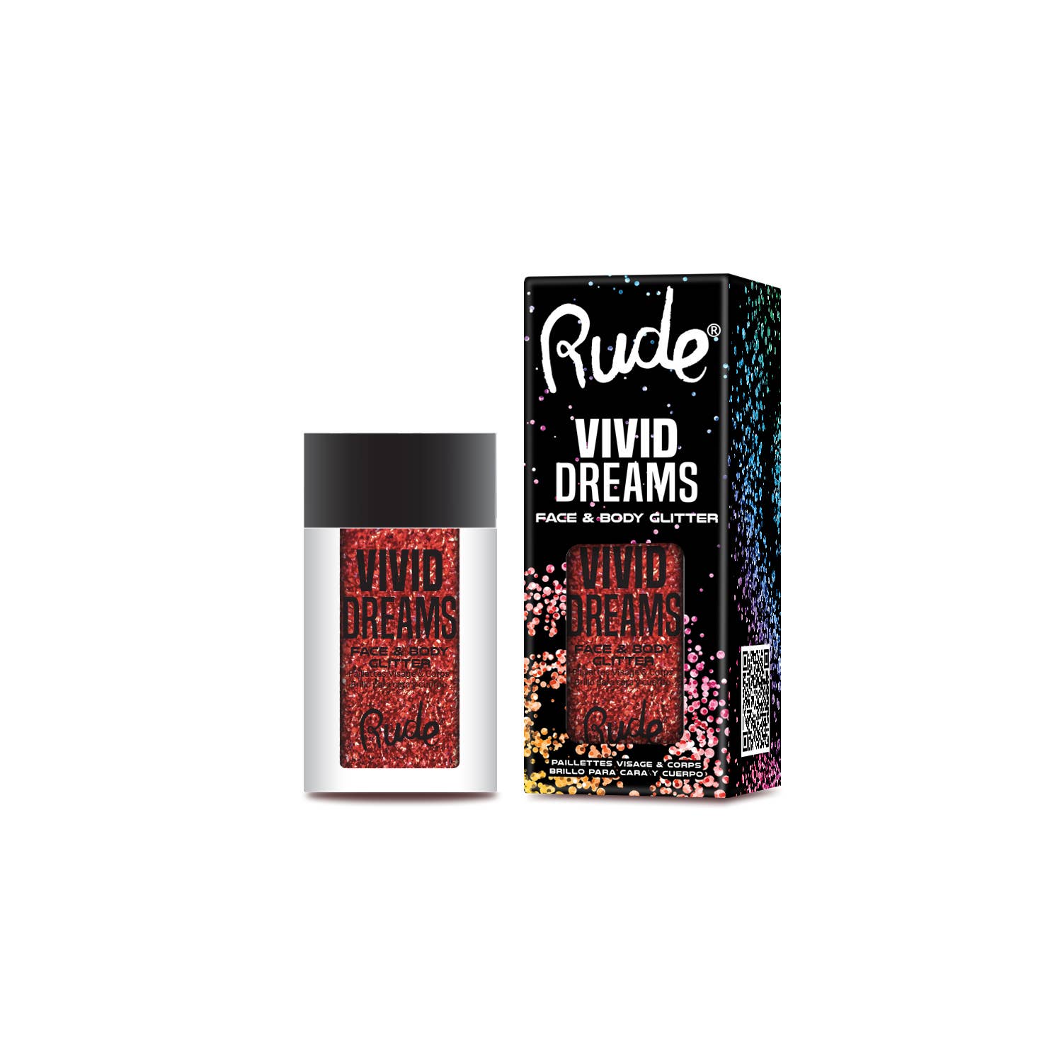 Rude Cosmetics - Wholesale Body Glitter/Shimmer - Vivid Dreams Face & Body Glitter12