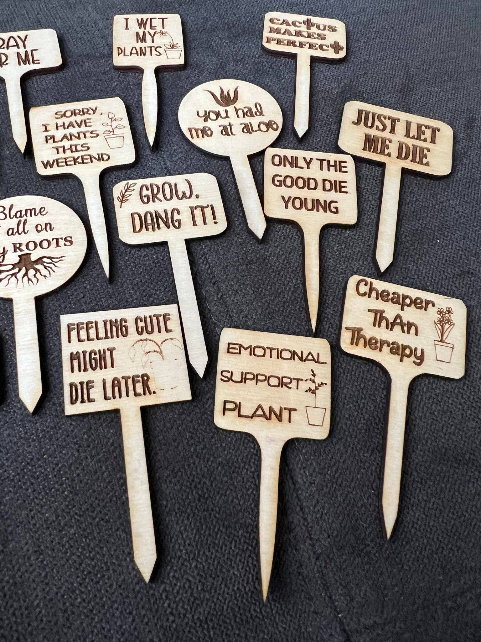 The Cracked Pig - Wholesale Garden/Lawn Stake - 20 Options for Snarky Birch Plant Stakes2