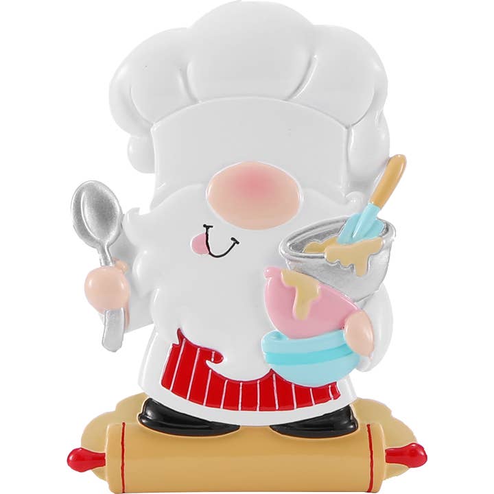 Gnome Cook gepersonaliseerd ornament voor wholesale door PolarX Ornaments