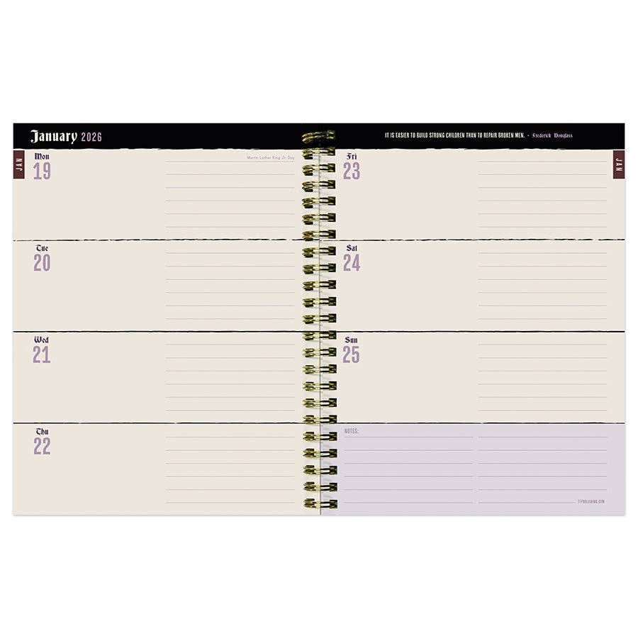 TF Publishing - Paper Goods - Wholesale Planner - 2026 Skulls & Spells Medium Weekly Monthly Planner4