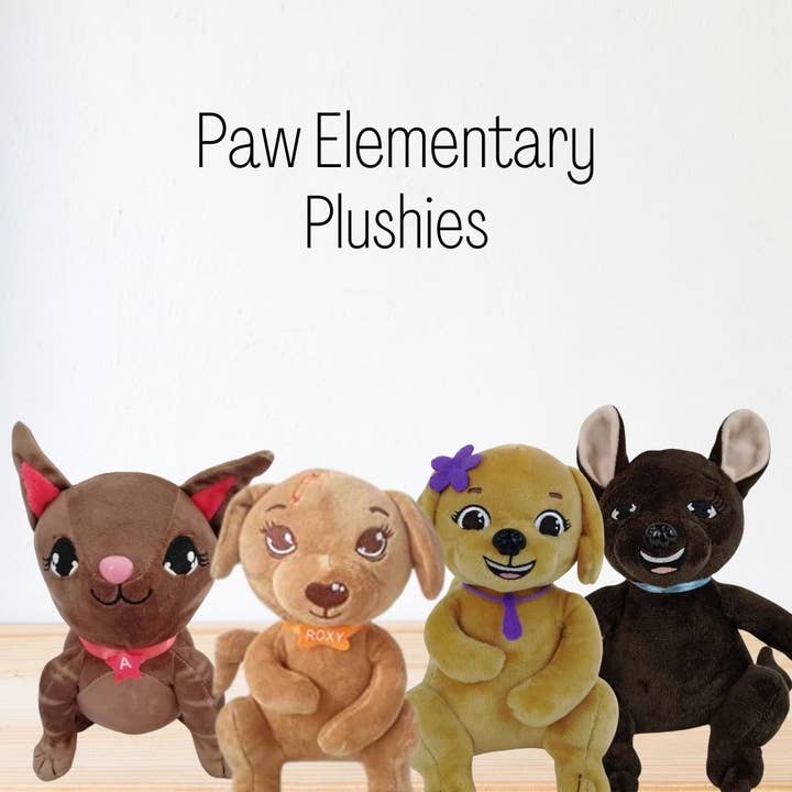 Ensemble d'animaux en peluche Paw Elementary pour la vente par Paw Elementary