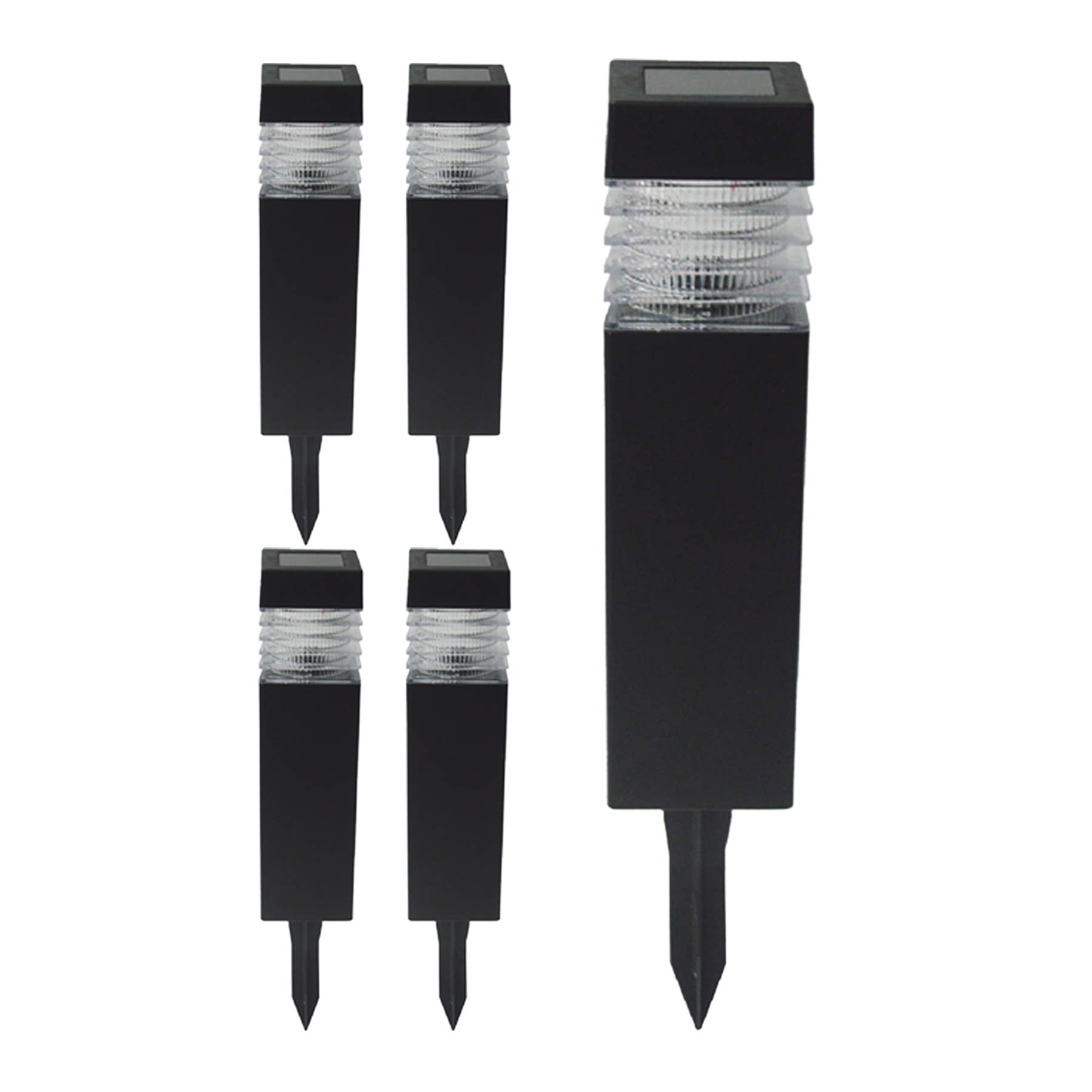 Forever Gifts Inc. - Vente Lampe d'extérieur/de jardin - Lampadaire solaire à LED colonne, jeu de 47