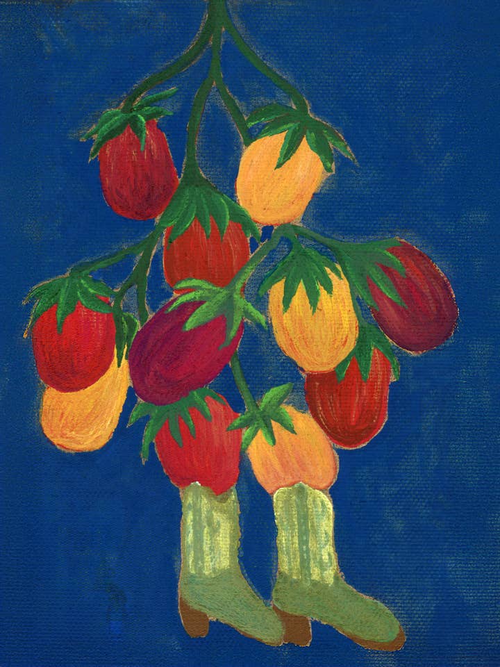 Bottes jusqu'aux orteils pour la vente par Camryn Vaughan Art