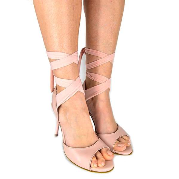 Dbs dancing shoes - Wholesale High Heels - Women's - Pink Gladiator Sandals1