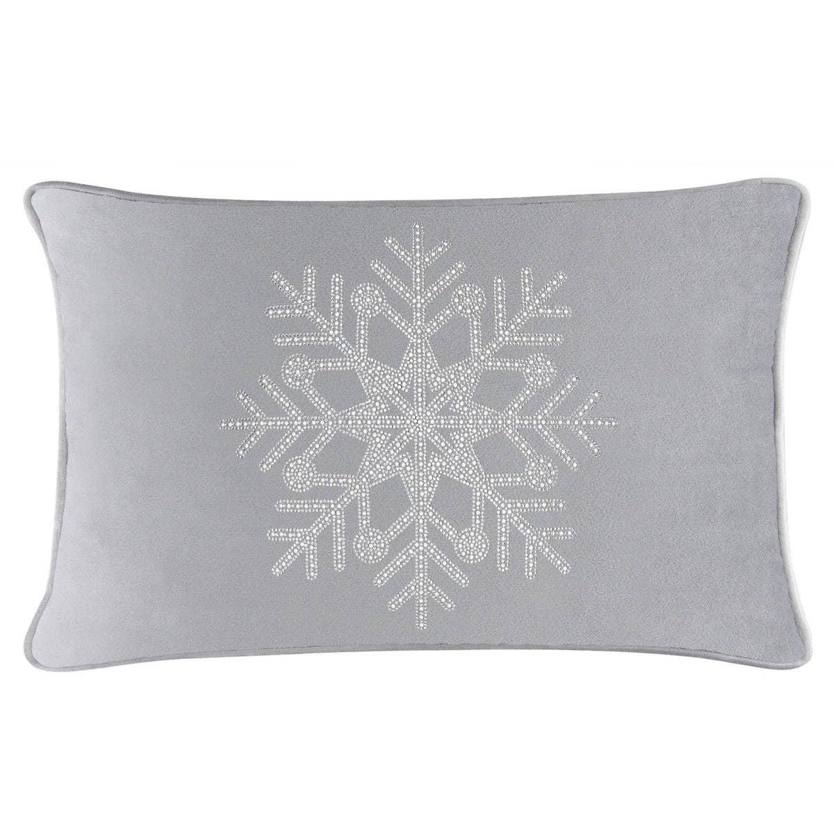 Sparkles Home - Wholesale Throw/Decorative Pillow - Rhinestone Snowflake Pillow18