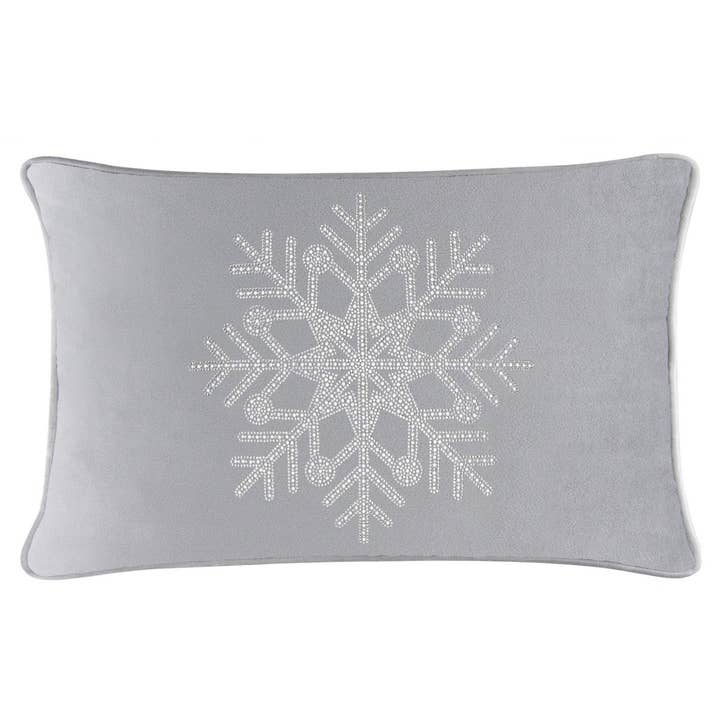 Sparkles Home - Wholesale Throw/Decorative Pillow - Rhinestone Snowflake Pillow18