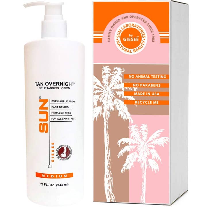 Sun Laboratories 32oz Tan Overnight Self Tanning Lotion for wholesale by Sun Laboratories