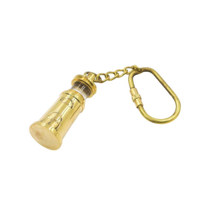 Dollond & Co. - Wholesale Keychain – Unisex - Personalised Brass Lighthouse Keyring1