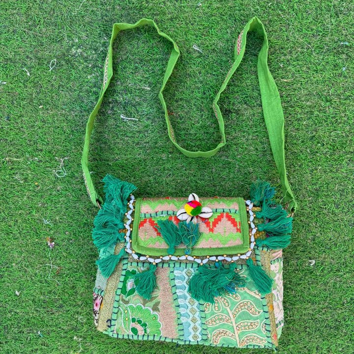 GYPSY STUDIO - Wholesale Shoulder Bag - Women's - Colorful Banjara Purse with Sequin & Thread Work Bag8