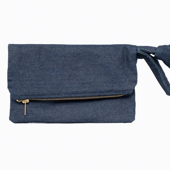 Denim Azul Clutch for wholesale by New Hope Girls