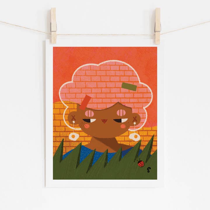 Impression d'art Brick Bloom pour la vente par SHAWNA CHAN