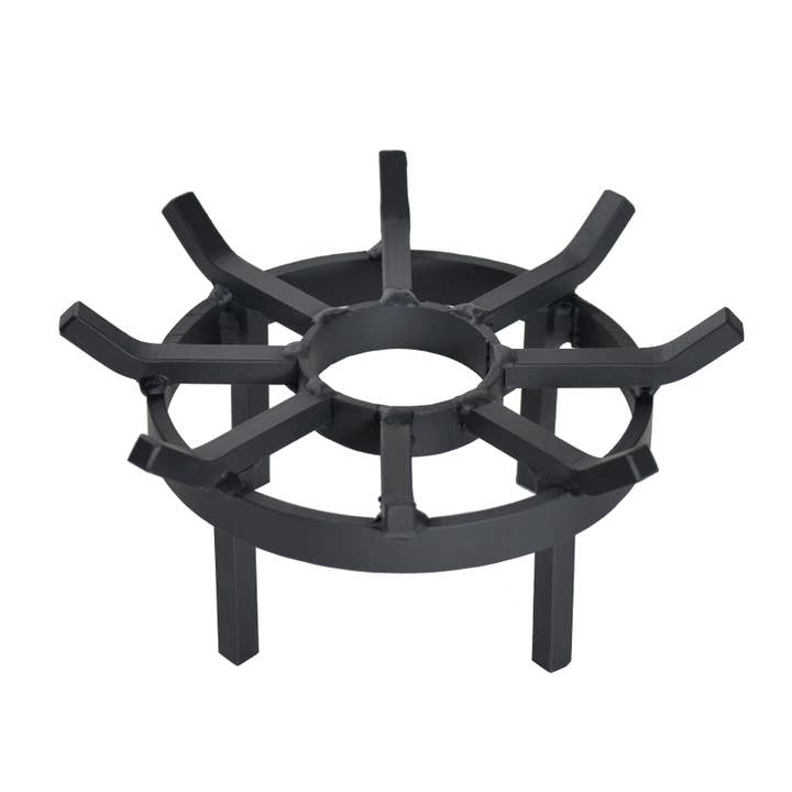 12 Inch Wagon Wheel Fire Pit/Chiminea Grate for wholesale by SteelFreak