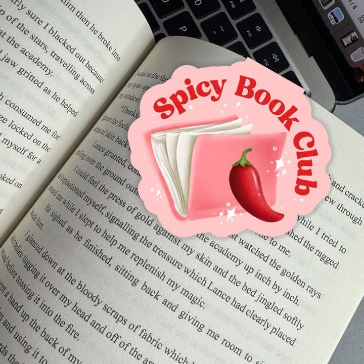 Spicy Book Club Magnetisches Lesezeichen für den Großhandel von Serafine Art and Design