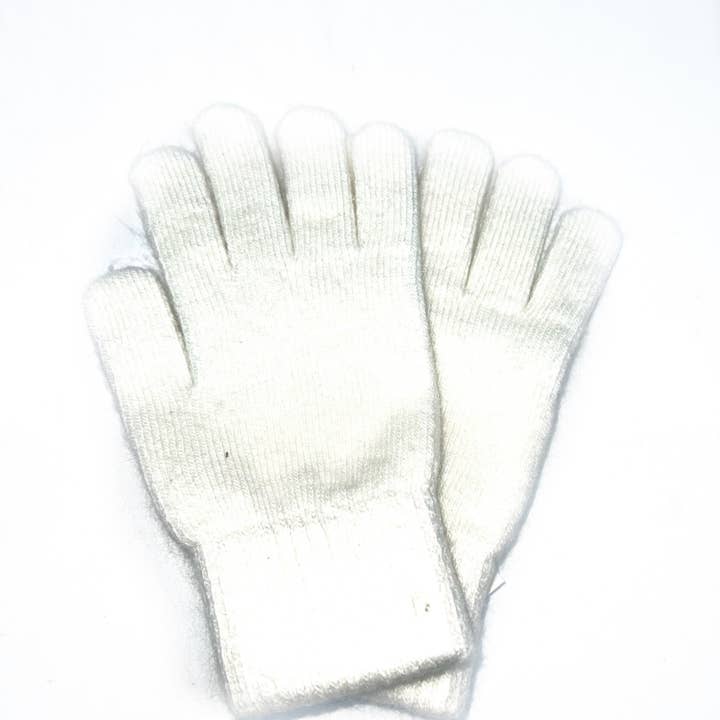 LINETA - Wholesale Gloves - Unisex - ST-3018 Angora wool plain glove