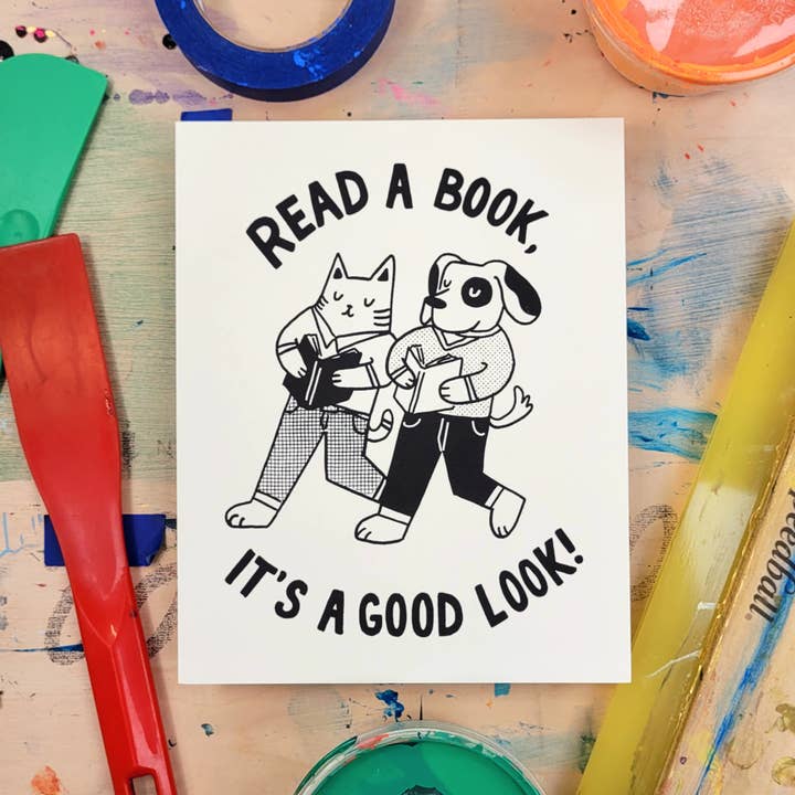 Secret Planet - Wholesale Art Print - Read A Book! Print1