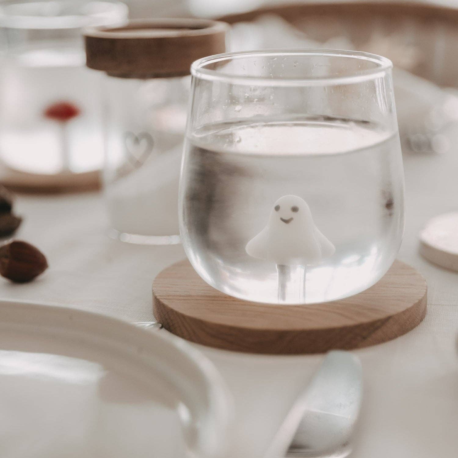 Eulenschnitt - Wholesale Drinking Glass/Cup - Drinking Glass Ghost Figure (PU = 6 pcs)3